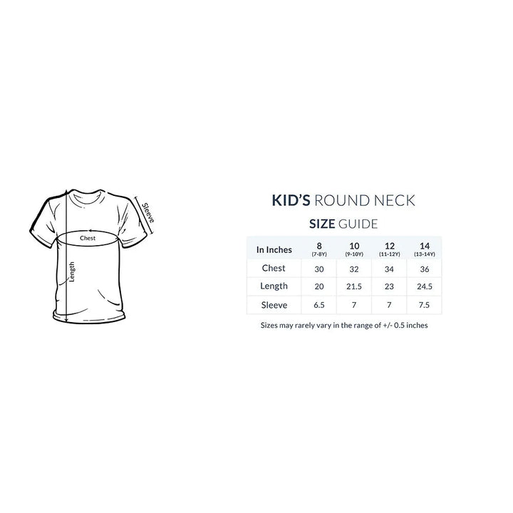 Typography Print Cotton Half Sleeves T-shirt for Kids - GottaGo.in