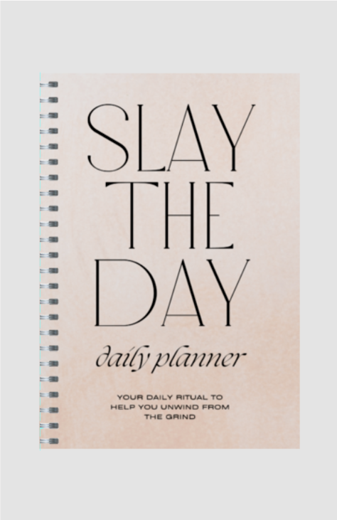Slay Day Graphic Cover A5 120 Page Ruled Spiral Notebook