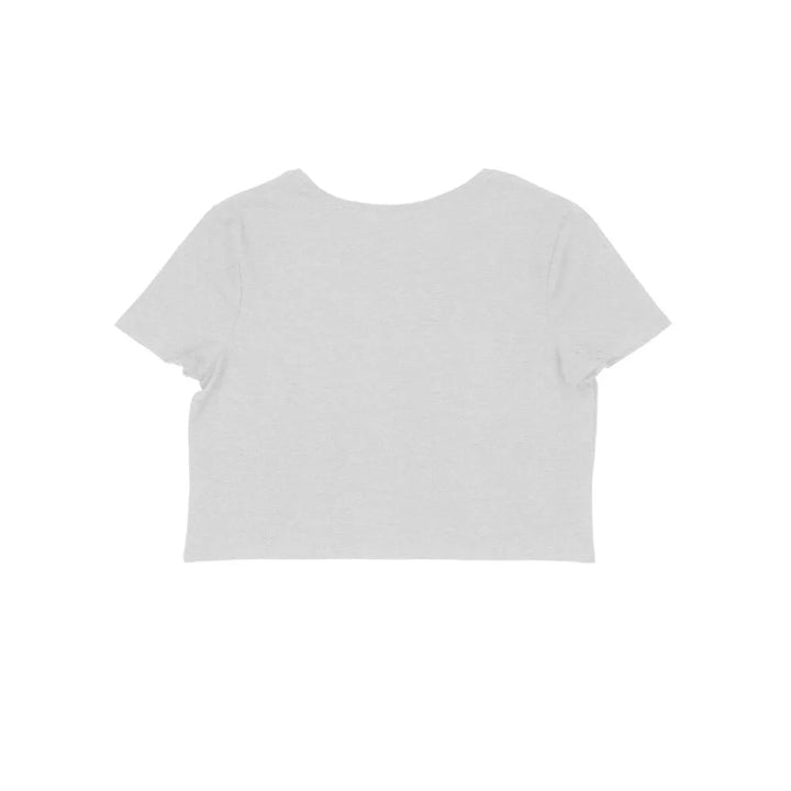 Typography Print Crop Top in Cotton for Women - GottaGo.in