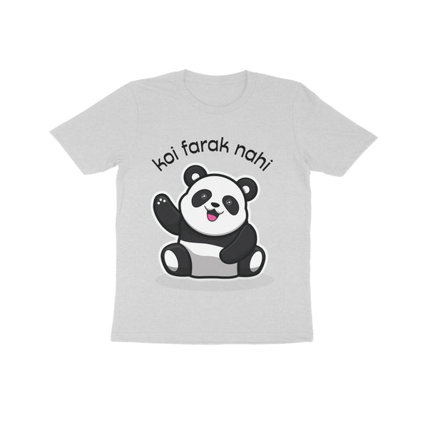 Koi Farak Nahi Typography Print Cotton Half Sleeve T-Shirt For Kids