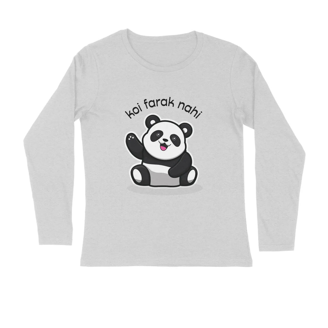 Typography Print Full Sleeves T-shirt for Men - GottaGo.in