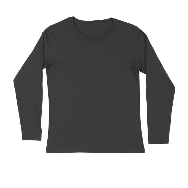 Plain Full Sleeves Cotton T-shirt for Men