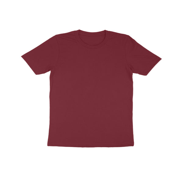 Plain Cotton Half Sleeves T-Shirt For Kids