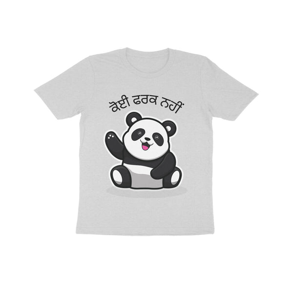 Koi Farak Nahi Typographic Print Cotton Half Sleeves T-shirt for Kids