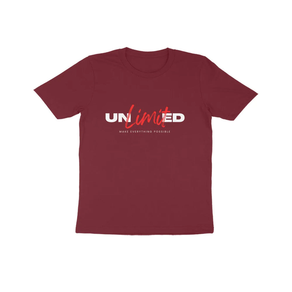 Typography Print Cotton Half Sleeves T-Shirt For Kids - GottaGo.in