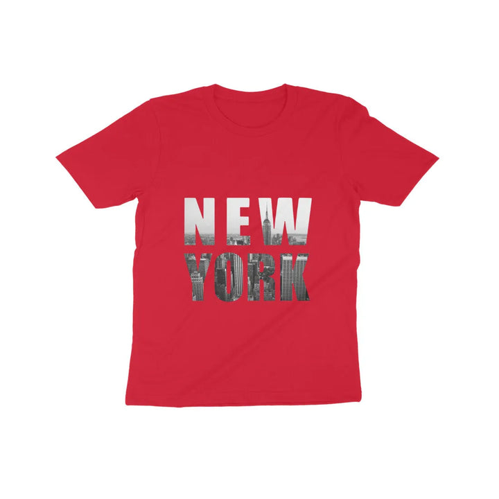 Typography Print Cotton Half Sleeves T-shirt for Kids - GottaGo.in