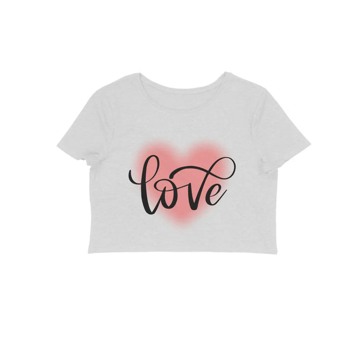 Typography Print Crop Top in Cotton for Women - GottaGo.in