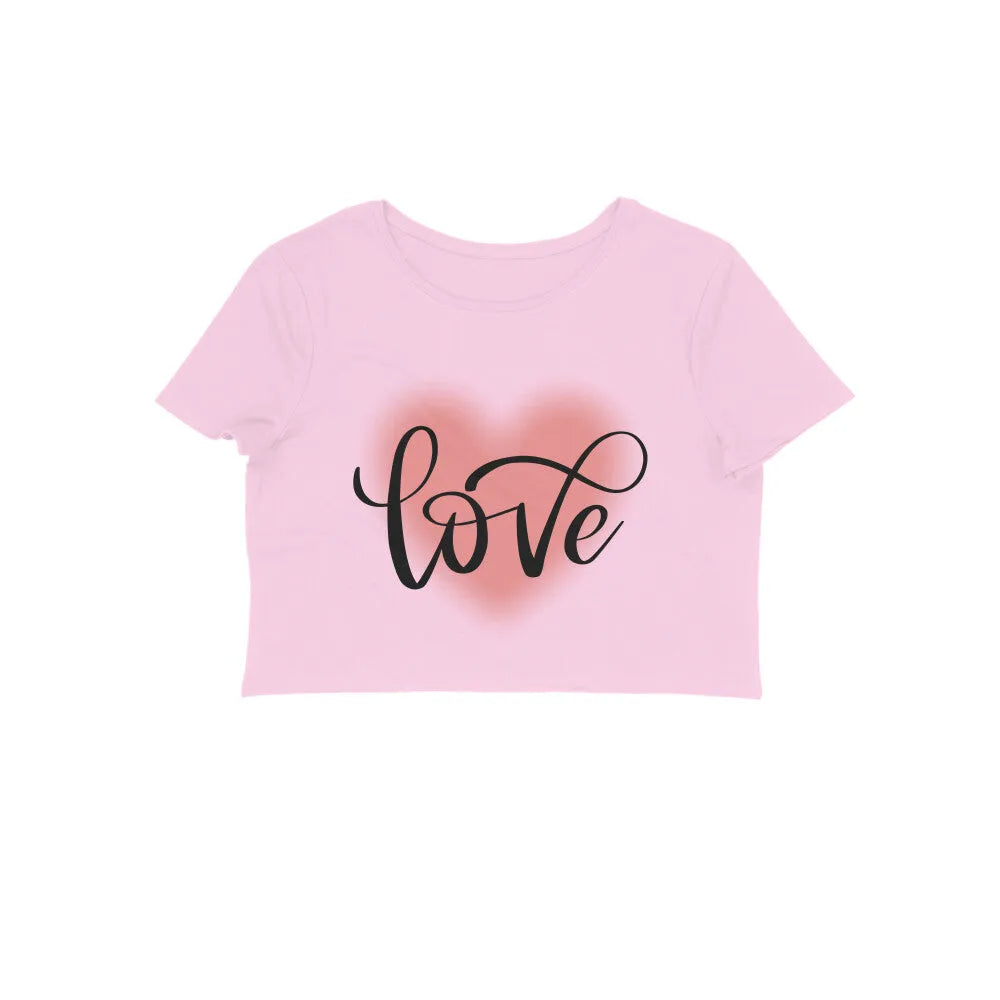 Typography Print Crop Top in Cotton for Women - GottaGo.in
