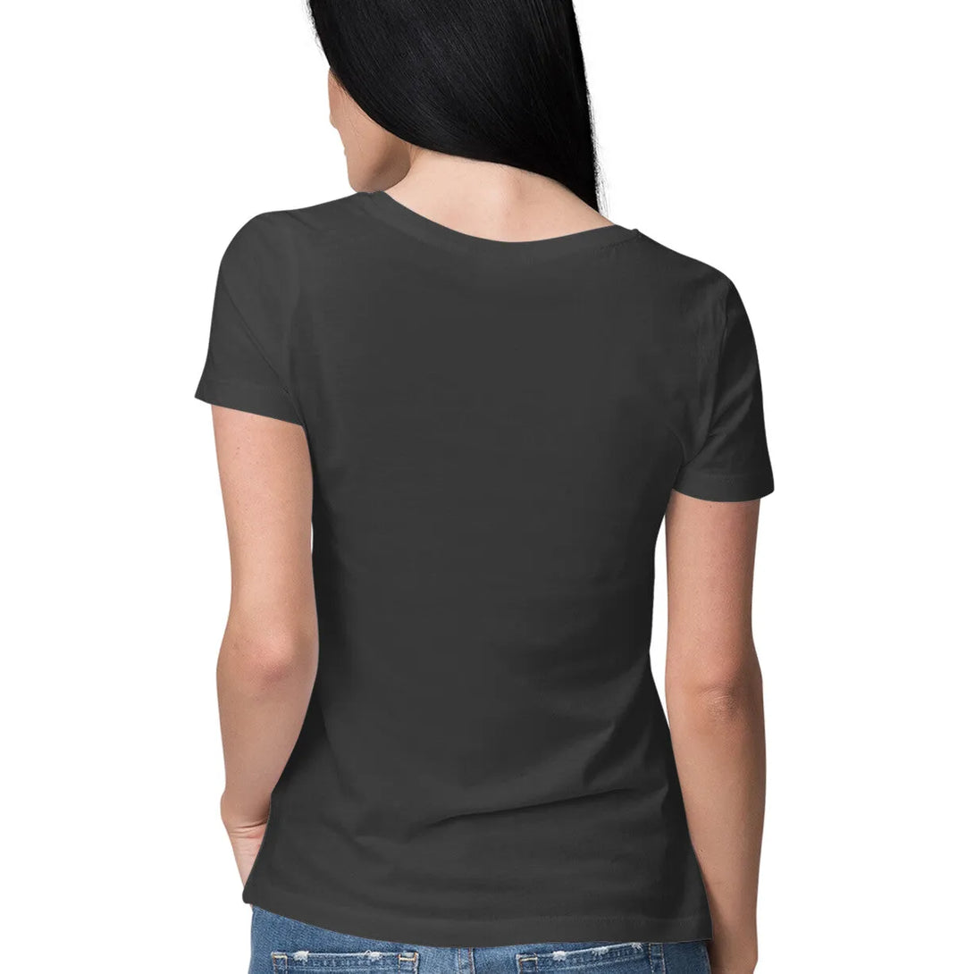 Graphy Half Sleeves Cotton T-shirt for Women - GottaGo.in