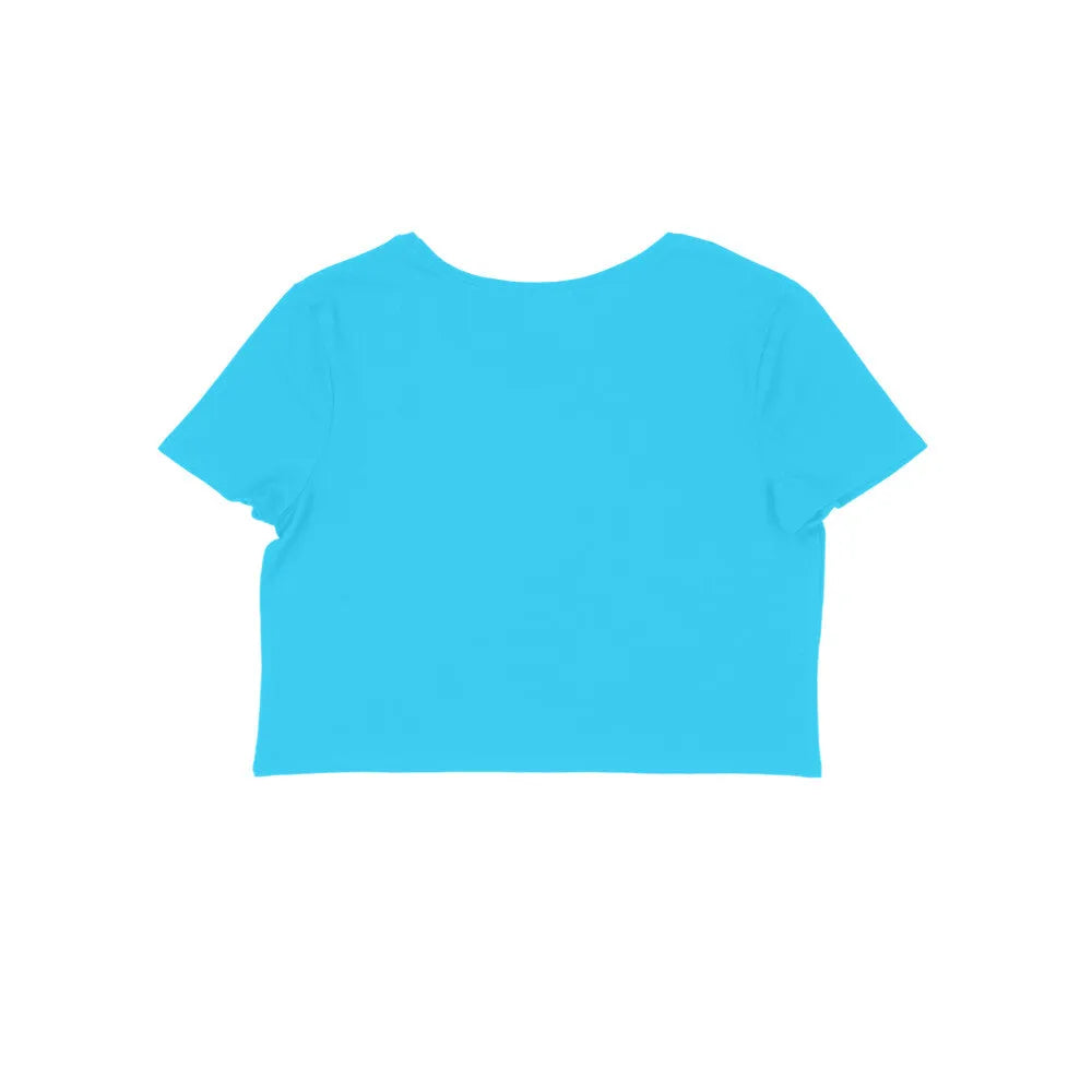 Koi Farak Nahi Crop Top in Cotton for Women - GottaGo.in