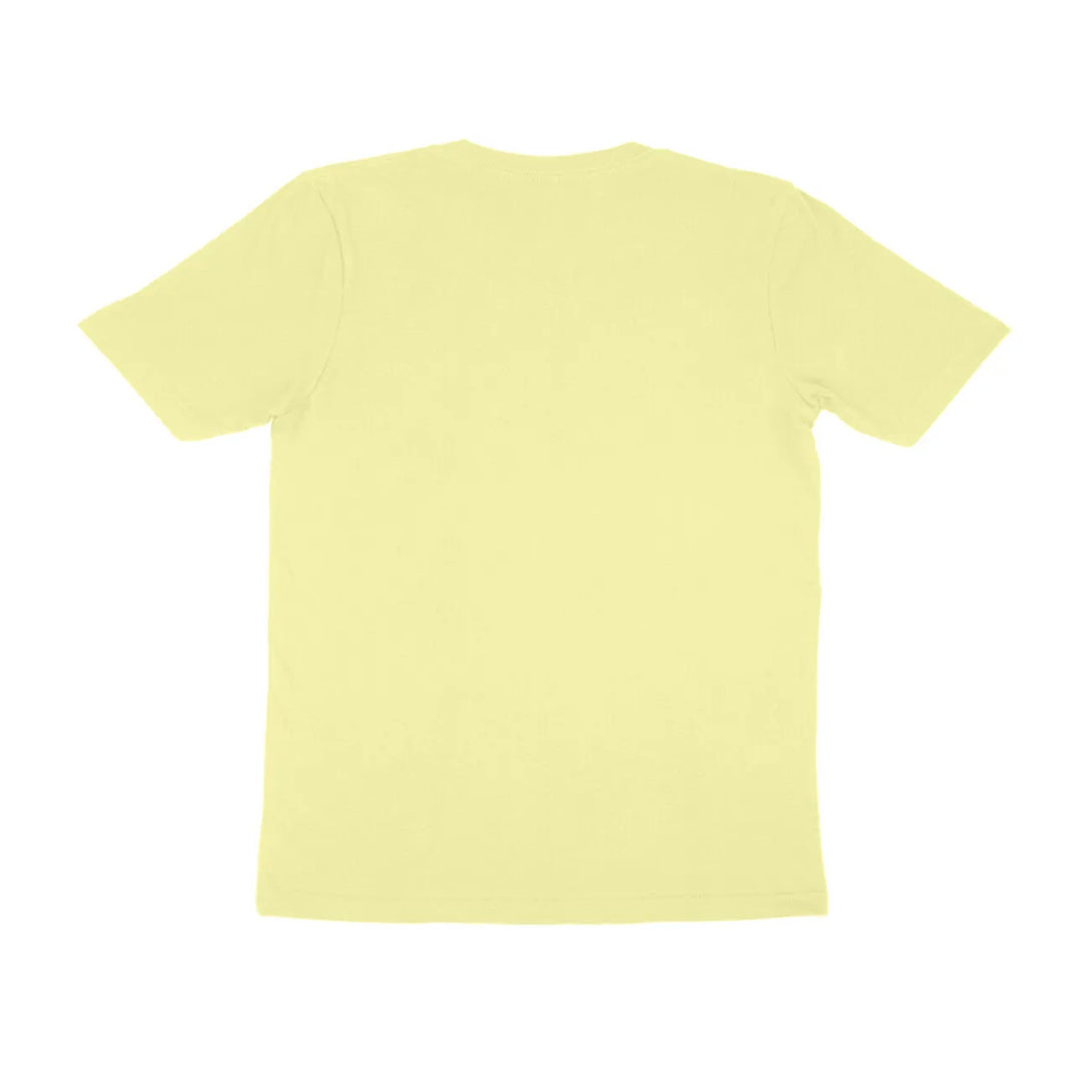 Live Your Dream Graphic Print Round Neck T-Shirt For Men in Solid Colour - GottaGo.in