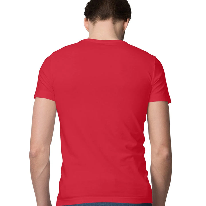 Love-Yourself Typography Print Half Sleeves Cotton T-shirt for Men - GottaGo.in
