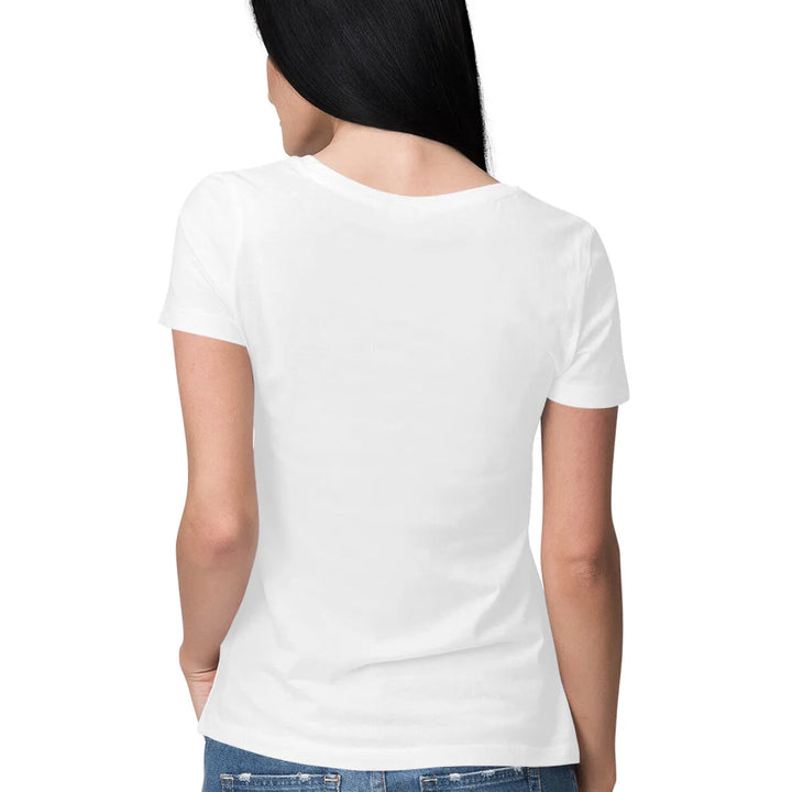 Lovely Person Typographic Half Sleeves Cotton T-shirt for Women - GottaGo.in