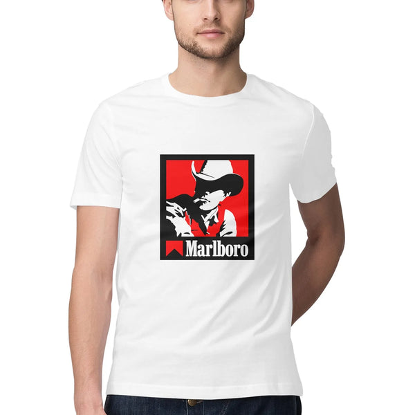 Malbaro Typography Print Half Sleeves Cotton T-shirt for Men - GottaGo.in