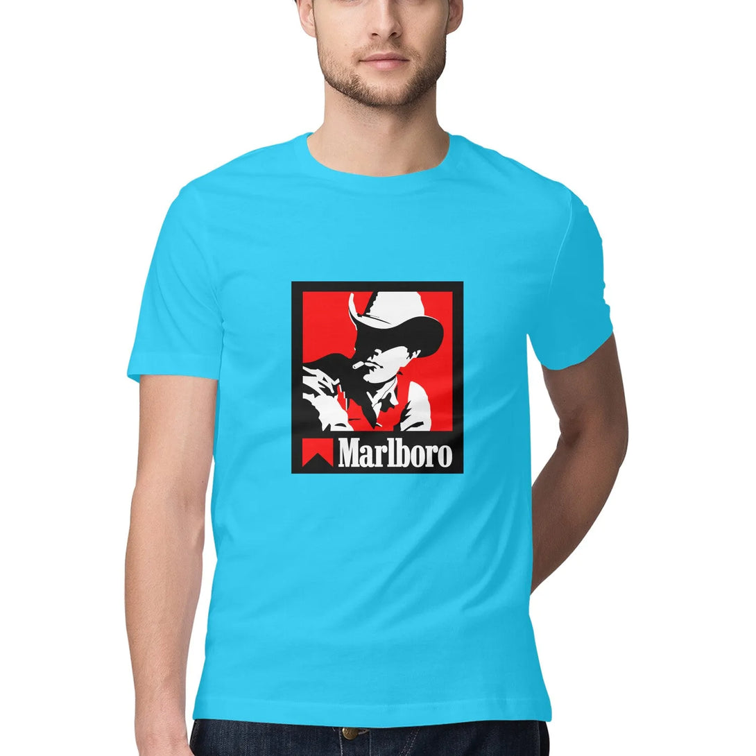 Malbaro Typography Print Half Sleeves Cotton T-shirt for Men - GottaGo.in