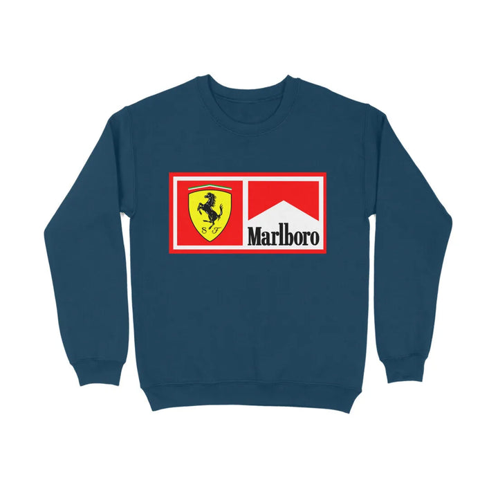 Marlbaro Typography Print Unisex Cotton Sweatshirt - GottaGo.in