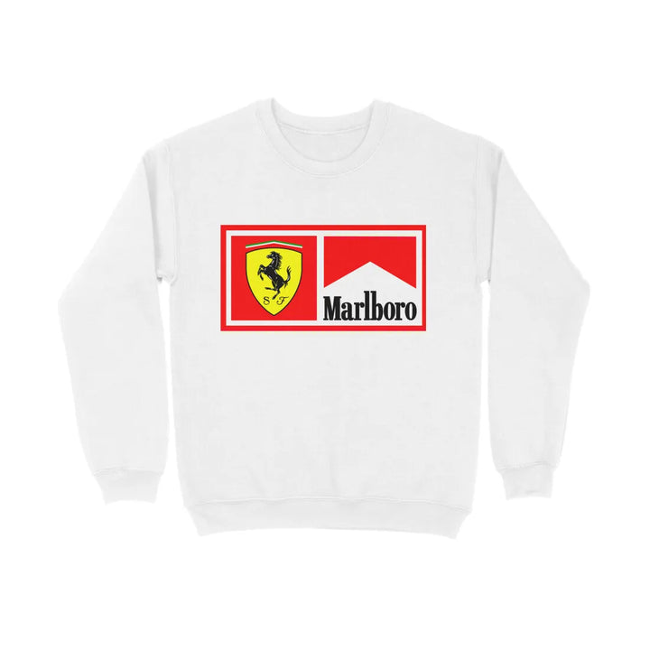 Marlbaro Typography Print Unisex Cotton Sweatshirt - GottaGo.in
