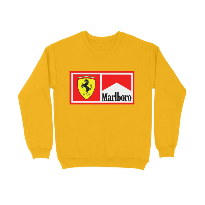 Marlbaro Typography Print Unisex Cotton Sweatshirt - GottaGo.in