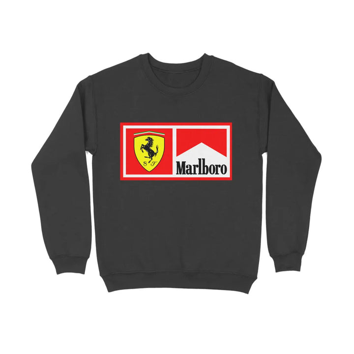 Marlbaro Typography Print Unisex Cotton Sweatshirt - GottaGo.in
