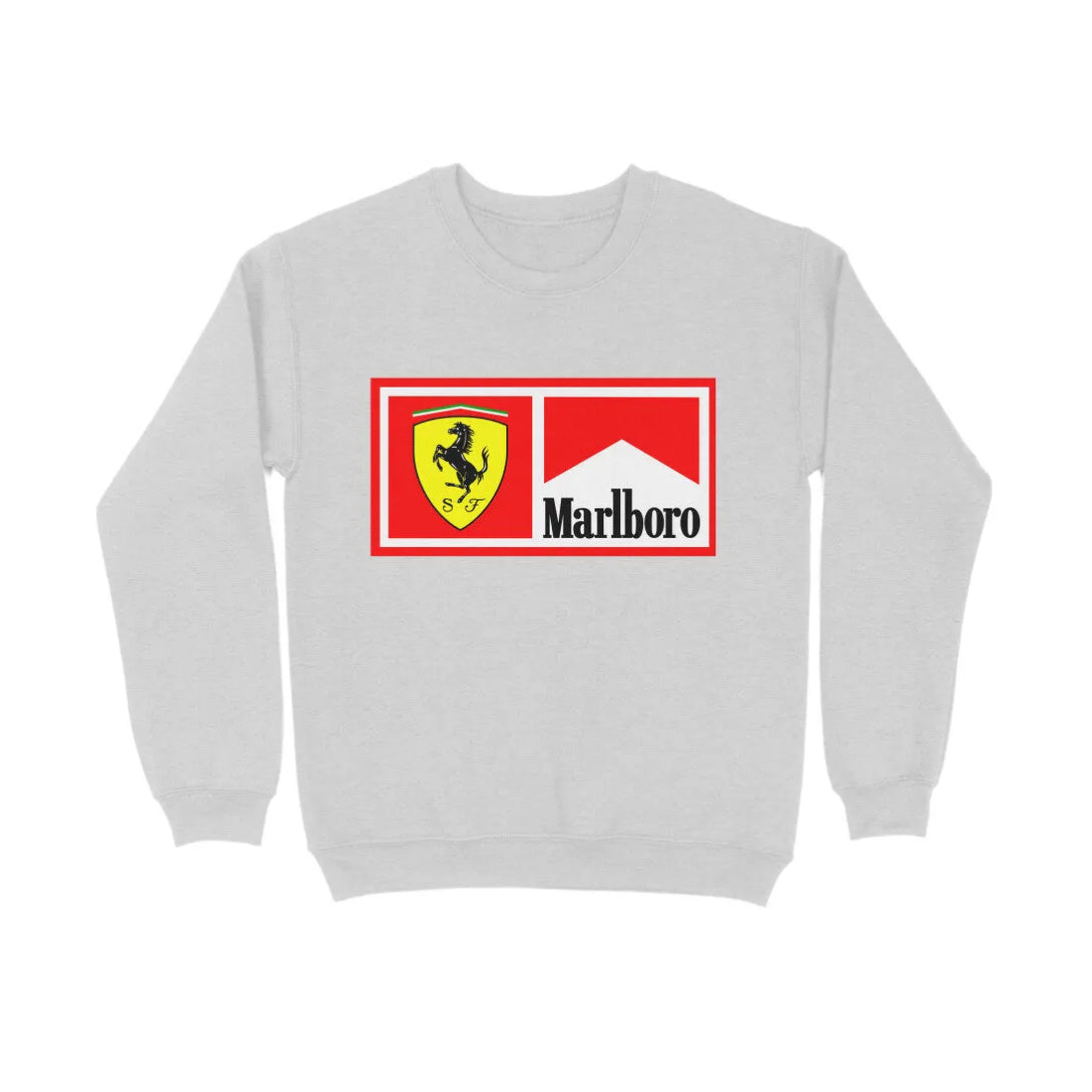 Marlbaro Typography Print Unisex Cotton Sweatshirt - GottaGo.in