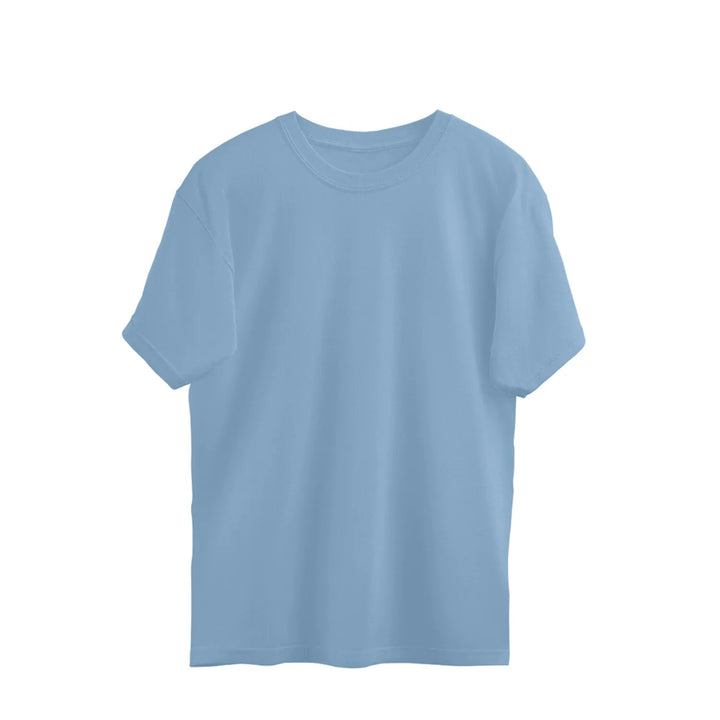 Oversize Unisex Cotton T-shirt in Solid Colour - GottaGo.in
