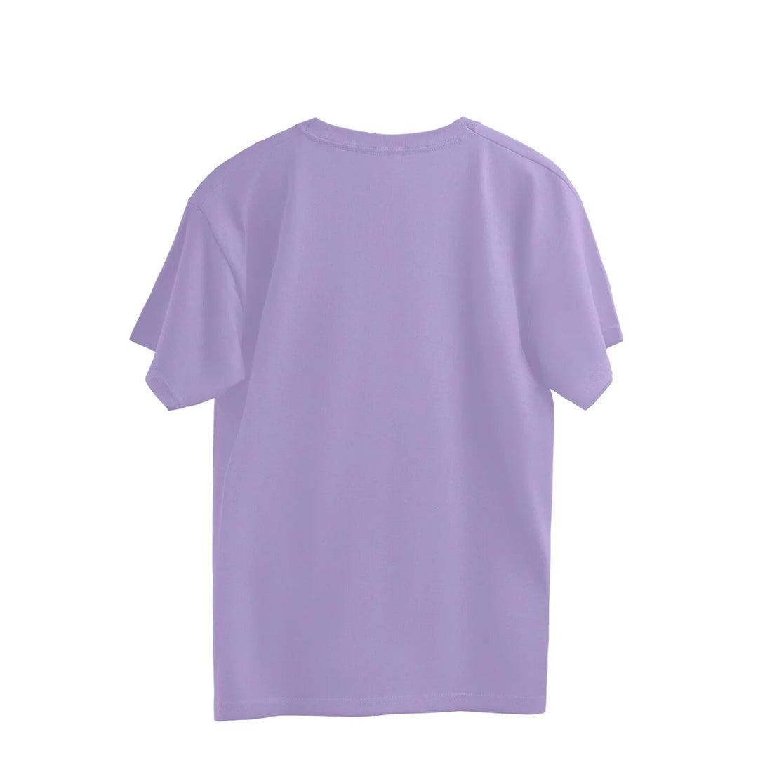 Oversize Unisex Cotton T-shirt in Solid Colour - GottaGo.in