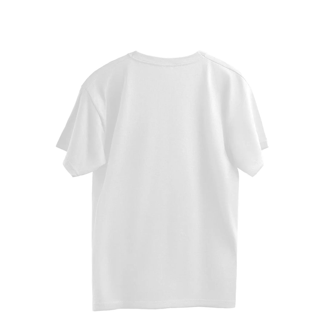 Oversize Unisex Cotton T-shirt in Solid Colour - GottaGo.in