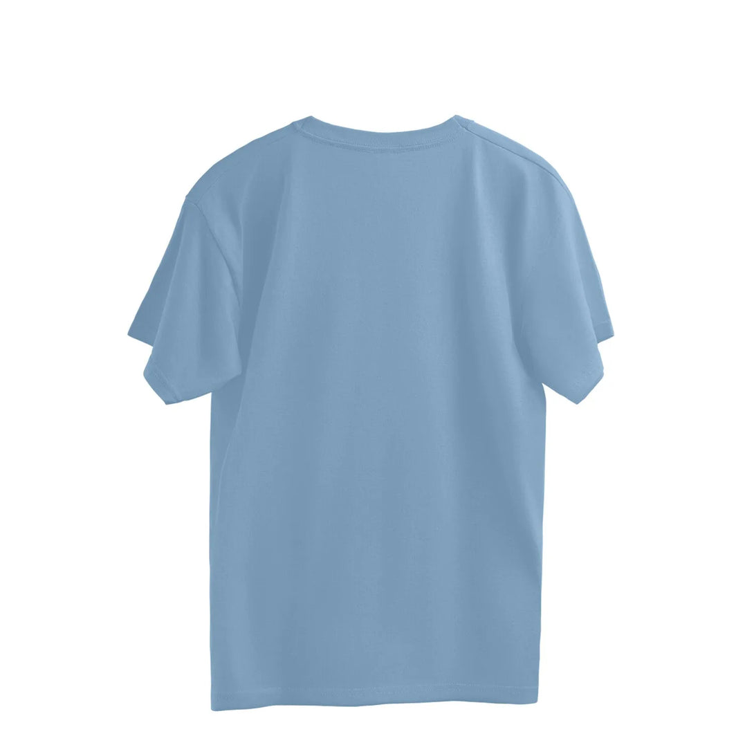 Oversize Unisex Cotton T-shirt in Solid Colour - GottaGo.in