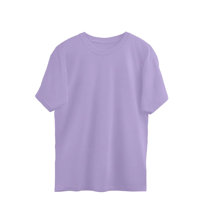Oversize Unisex Cotton T-shirt in Solid Colour - GottaGo.in