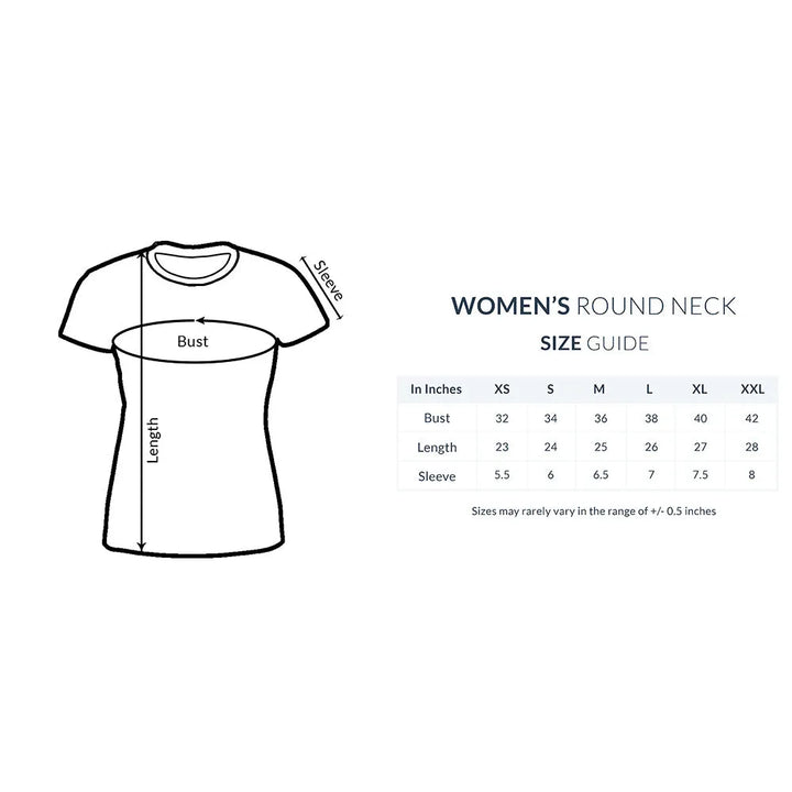Tennis Ace Typographic Print Round Neck T-shirt for Women - GottaGo.in