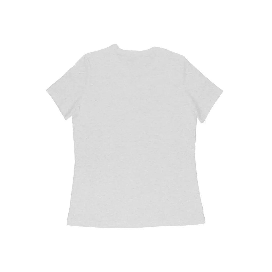 Typographic Half Sleeves Round Neck T-shirt for Women - GottaGo.in