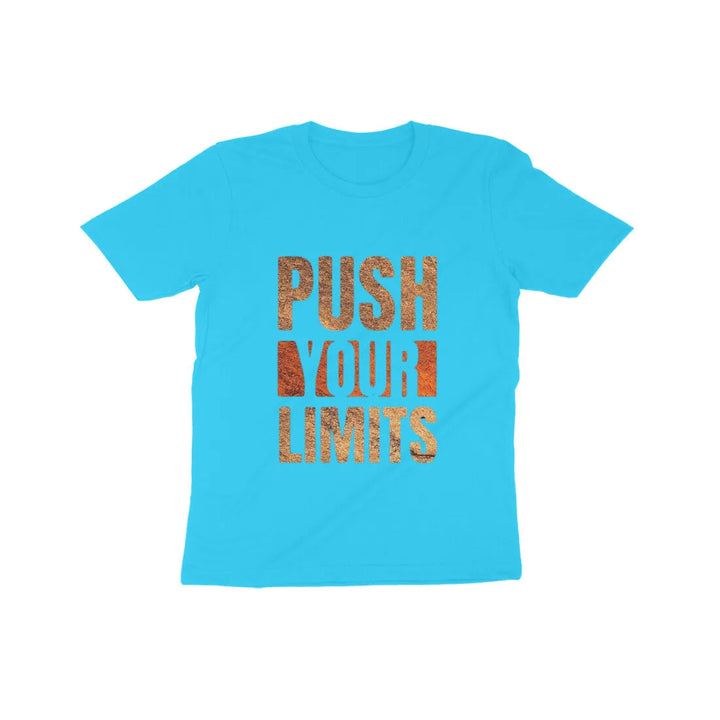 Typography Print Cotton Half Sleeves T-shirt for Kids - GottaGo.in
