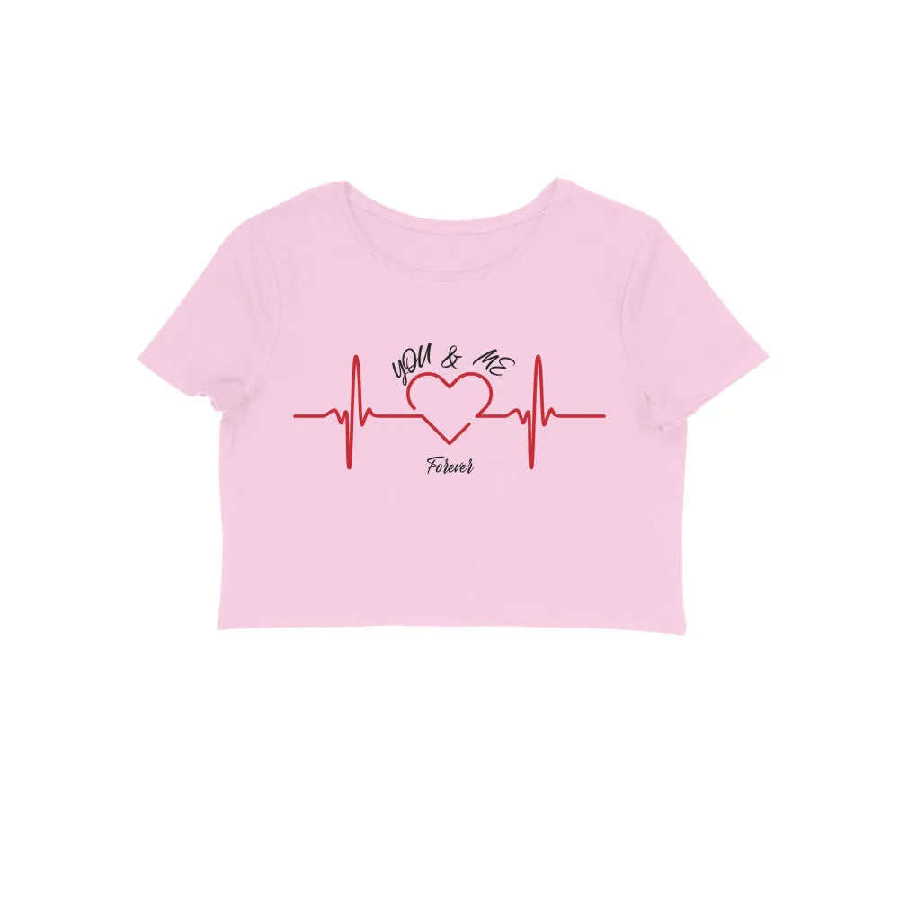 Typography Print Crop Top in Cotton for Women - GottaGo.in