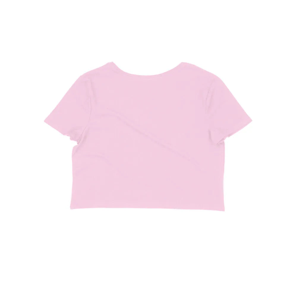 Typography Print Crop Top in Cotton for Women - GottaGo.in