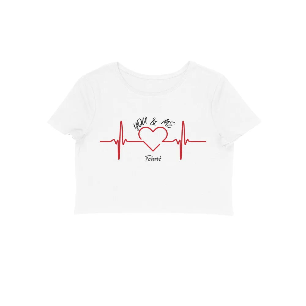 Typography Print Crop Top in Cotton for Women - GottaGo.in
