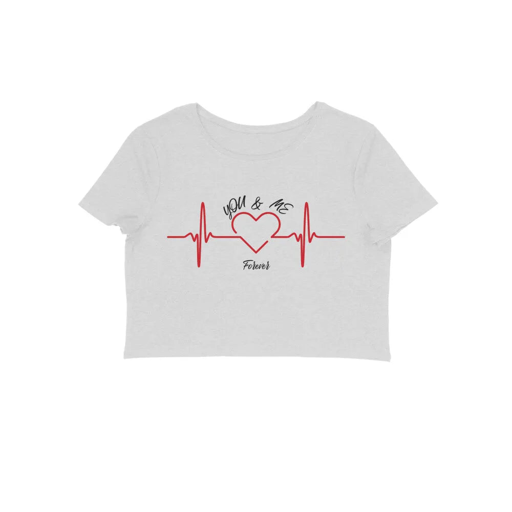 Typography Print Crop Top in Cotton for Women - GottaGo.in