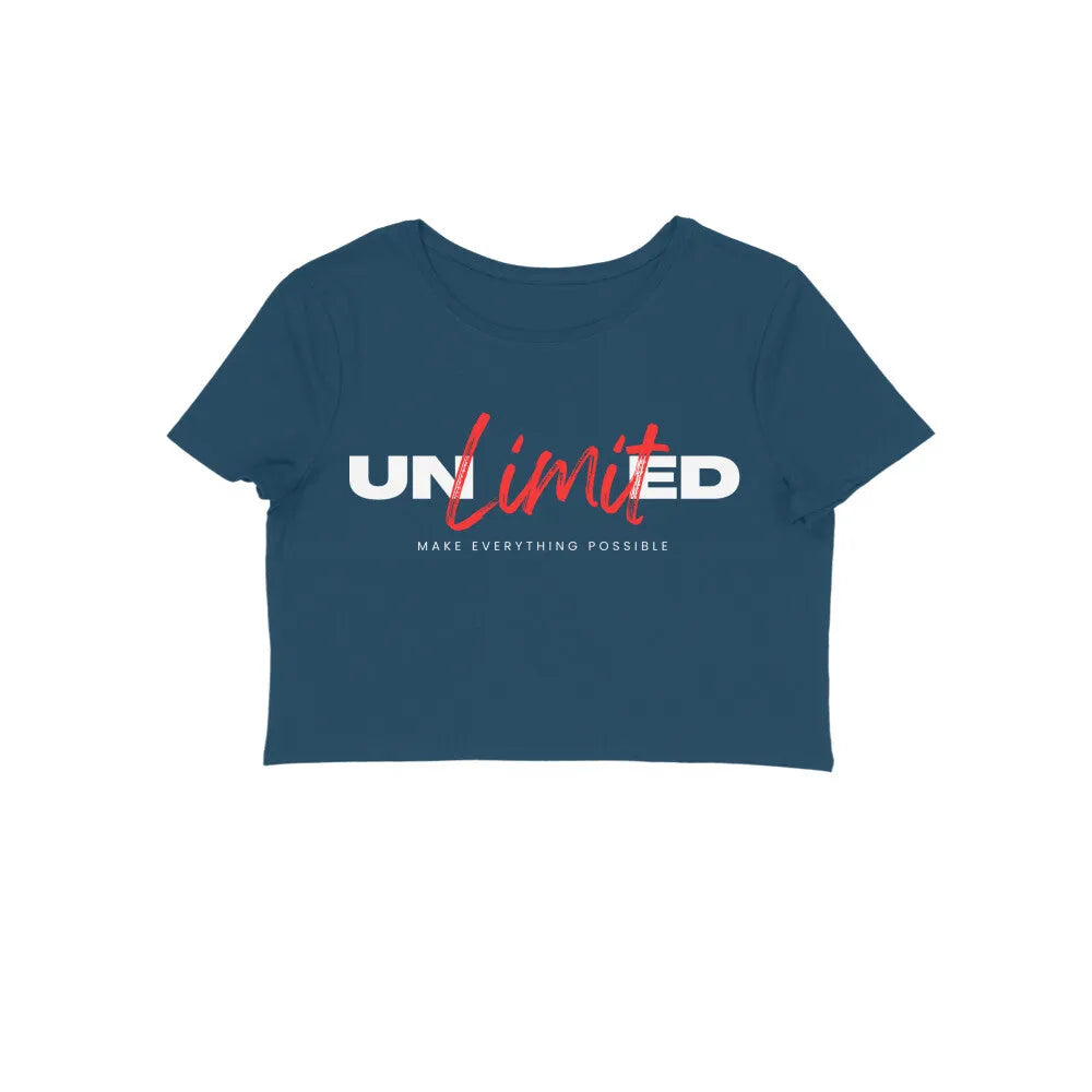 Unlimited Crop Top in Cotton for Women - GottaGo.in