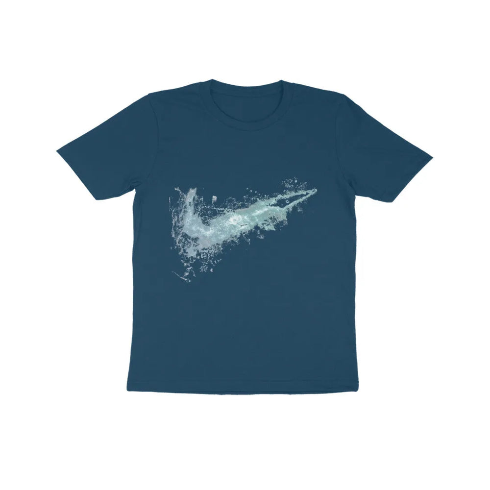 Wolf Graphic Print Cotton Half Sleeve T-Shirt For Kids - GottaGo.in