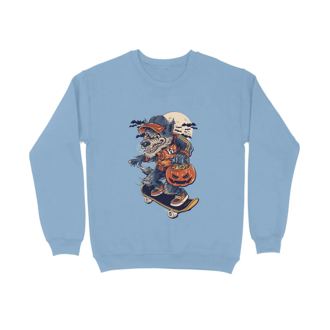 Wolf Graphic Print Unisex Sweatshirt - GottaGo.in