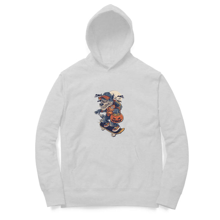 Wolf Unisex Typographic Print Cotton Hoodie For Men and Women - GottaGo.in