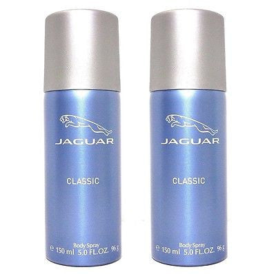 Jaguar Classic Blue Body Spray Deodorant for Men (Set of 2 x 150 ml) - GottaGo.in