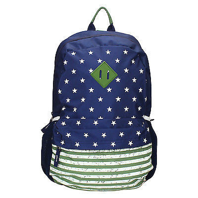 USA Blue-Green Backpack / School Bag by President Bags - GottaGo.in