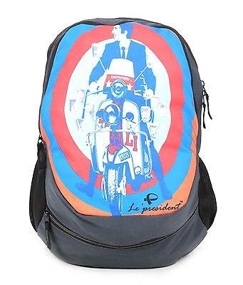 Rainco Vespa Blue Backpack / School Bag by President Bags - GottaGo.in