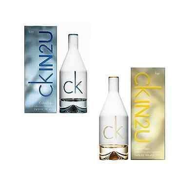 Ck IN2U by Calvin Klein EDT Perfume for Men 100 ml and EDT Perfume for Women 100 ml - GottaGo.in