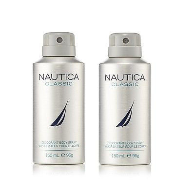 Nautica Classic Deodorant Body Spray for Men (Set of 2 x 150 ml ) - GottaGo.in