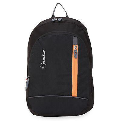 Zippy Orange Laptop Backpack by President Bags - GottaGo.in