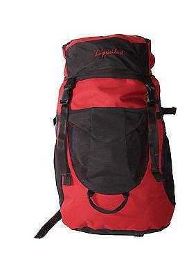 Forester Red-Black Haversack / Rucksack / Hiking Backpack by President Bags - GottaGo.in