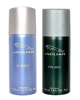 Jaguar Classic Blue and Classic Green Deodorants for Men (Set of 2 x 150 ml) - GottaGo.in