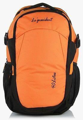 Husky Orange Backpack / School Bag by President Bags - GottaGo.in