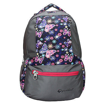 Sprint Grey Backpack / School Bag by President Bags - GottaGo.in